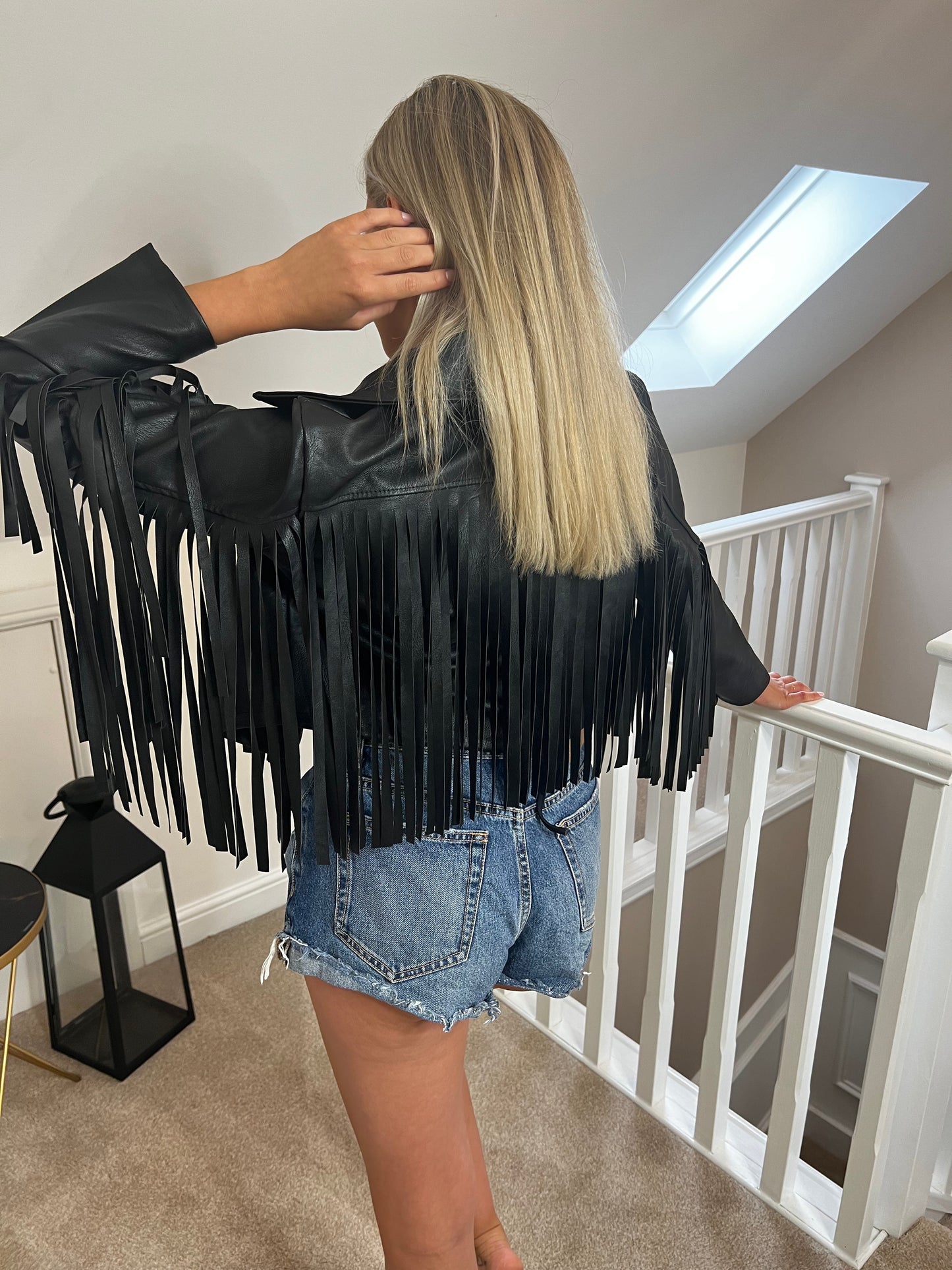 DELILAH Black Leather Jacket