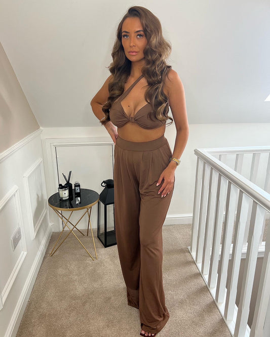 LAYLA Brown Two Piece